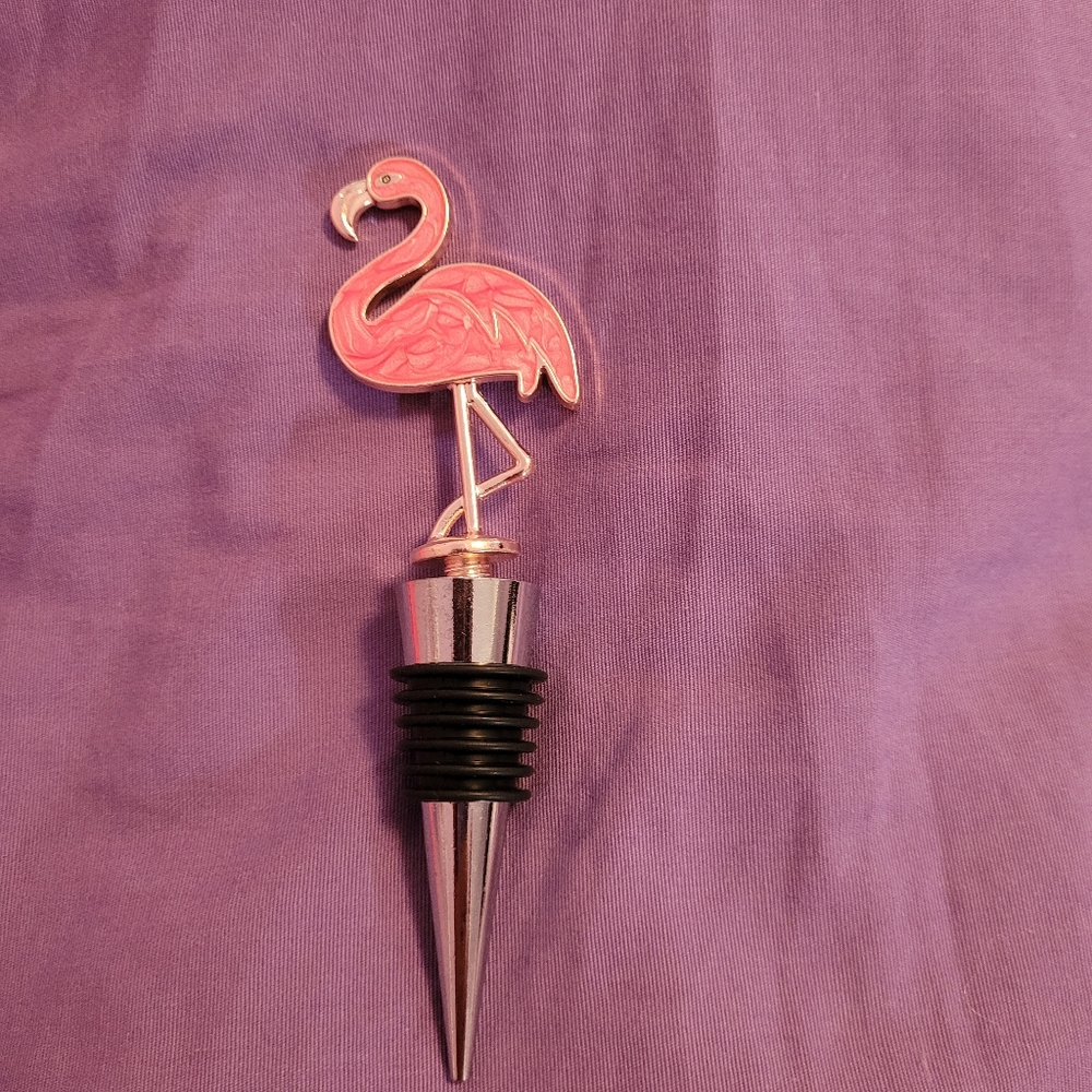  NEW. Flamingo Bottle Stopper, Wine Plug, Bottle Decoration Crafts.